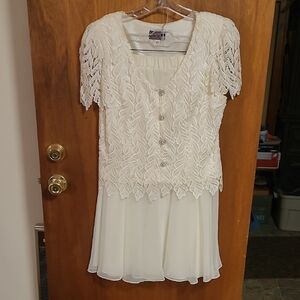 Cachet Ivory Lace Wedding Dress